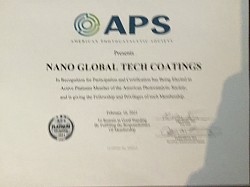 Member of the American Photocatalytic Society